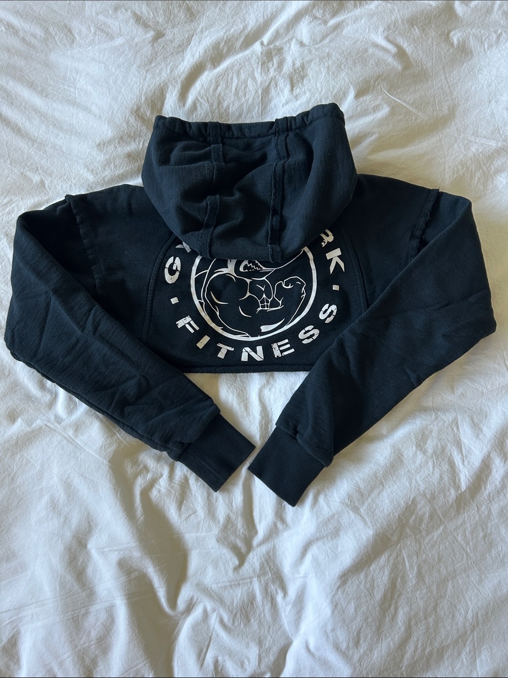 Gymshark Logo Cropped Hoodie
